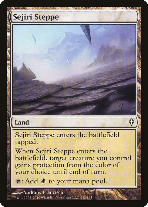 Magic the Gathering Card - Sejiri Steppe - MTG Circle