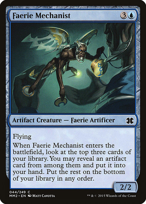 Magic the Gathering Card - Faerie Mechanist - MTG Circle