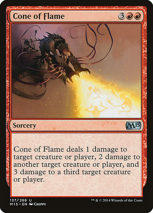 Magic the Gathering Card - Cone of Flame - MTG Circle