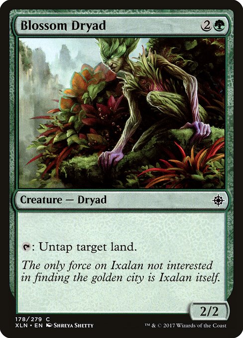 Magic the Gathering Card - Blossom Dryad - MTG Circle