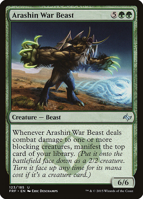 Magic the Gathering Card - Arashin War Beast - MTG Circle
