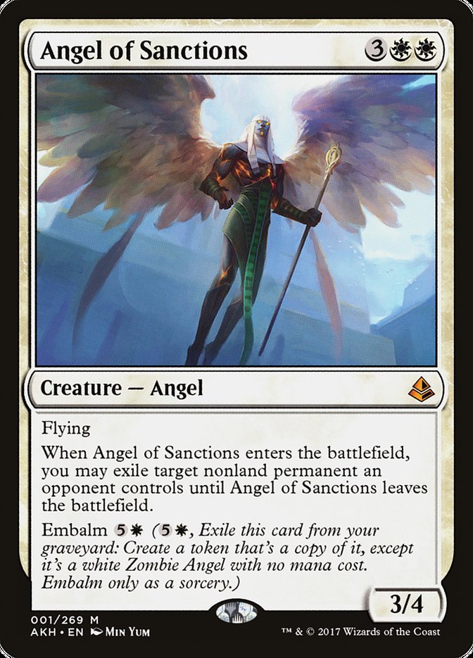 Magic the Gathering Card - Angel of Sanctions - MTG Circle