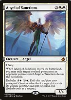 Magic the Gathering Card - Angel of Sanctions - MTG Circle