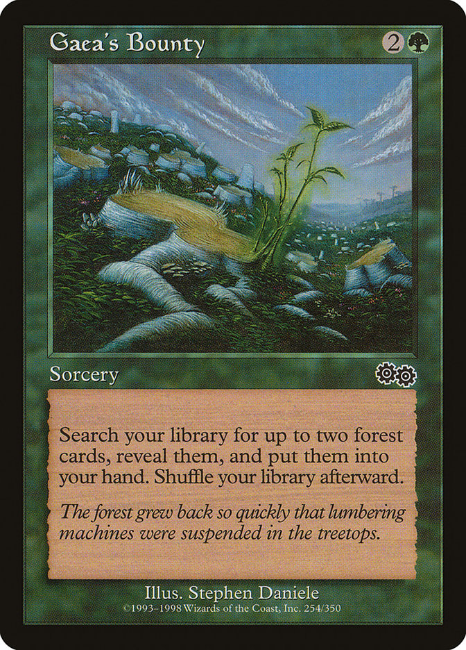 Magic the Gathering Card - Gaea's Bounty - MTG Circle
