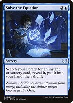 Magic the Gathering Card - Solve the Equation - MTG Circle