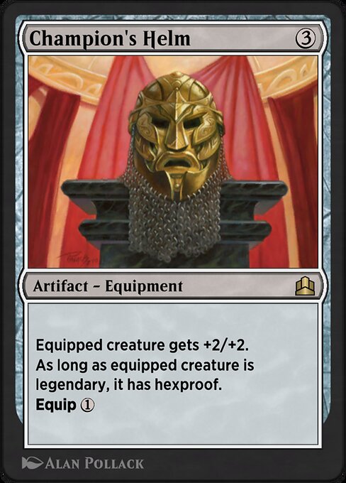 Magic the Gathering Card - Champion's Helm - MTG Circle