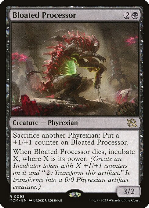 Magic the Gathering Card - Bloated Processor - MTG Circle