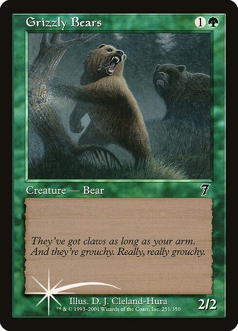 Magic the Gathering Card - Grizzly Bears - MTG Circle