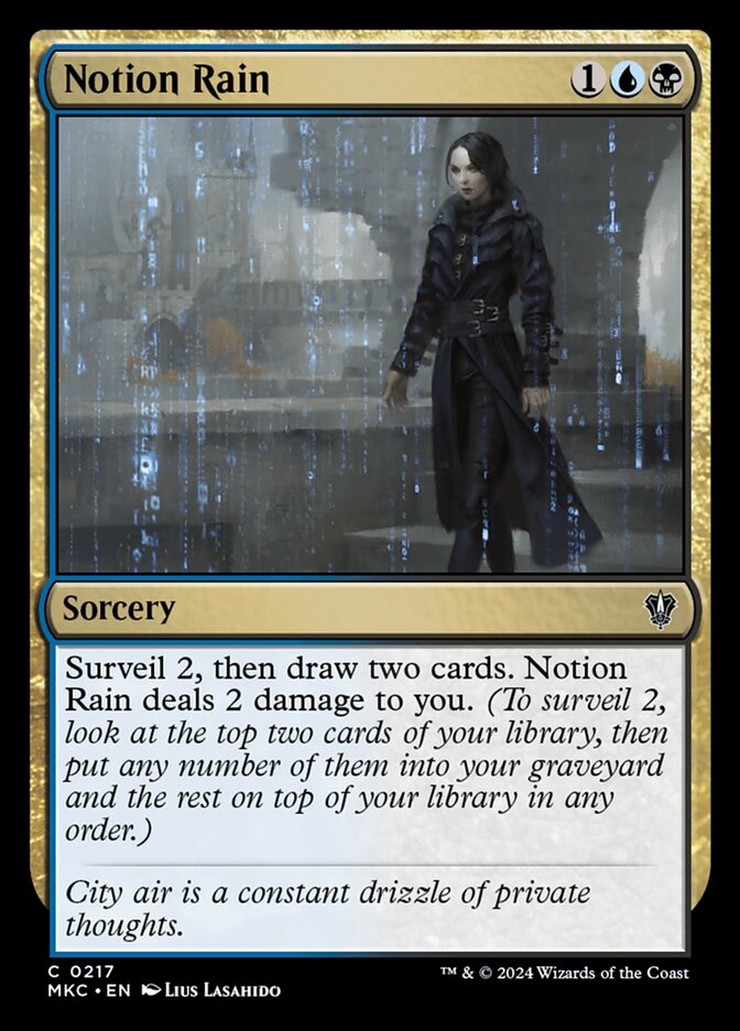 Magic the Gathering Card - Notion Rain - MTG Circle