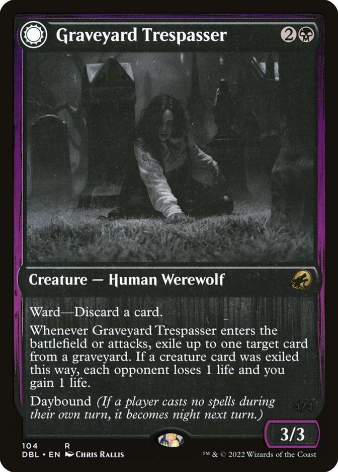 Magic the Gathering Card - Graveyard Trespasser - MTG Circle