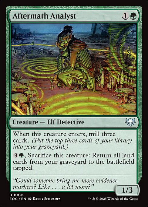 Magic the Gathering Card - Aftermath Analyst - MTG Circle