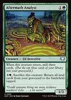 Magic the Gathering Card - Aftermath Analyst - MTG Circle