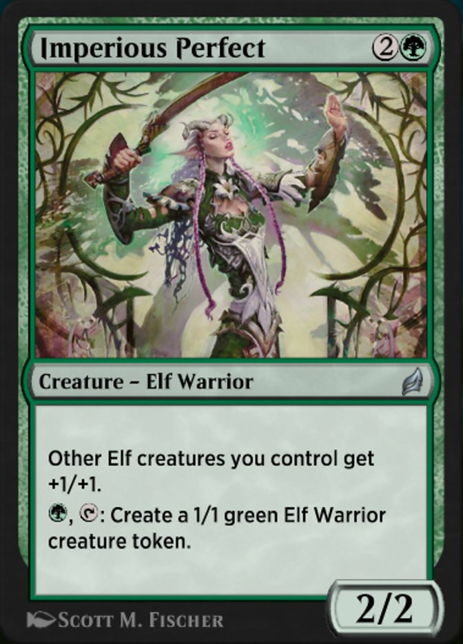 Magic the Gathering Card - Imperious Perfect - MTG Circle