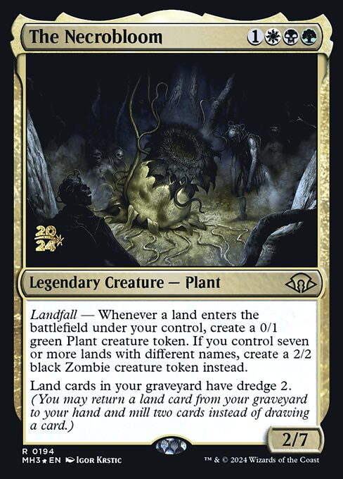 Magic the Gathering Card - The Necrobloom - MTG Circle