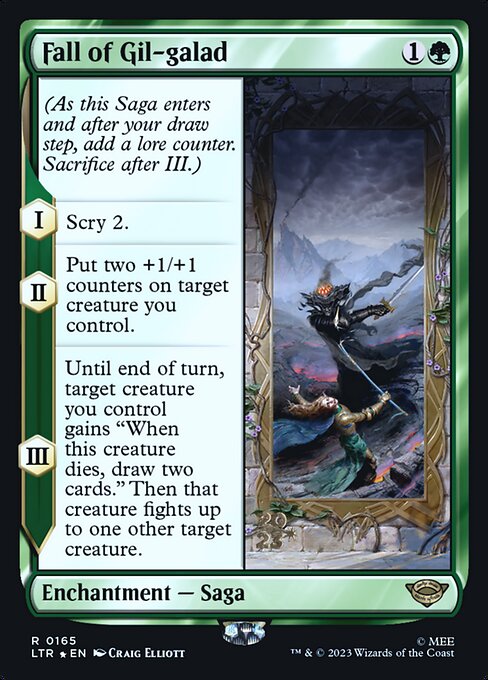 Magic the Gathering Card - Fall of Gil-galad - MTG Circle