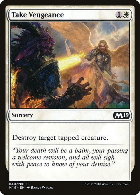 Magic the Gathering Card - Take Vengeance - MTG Circle