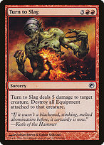 Magic the Gathering Card - Turn to Slag - MTG Circle