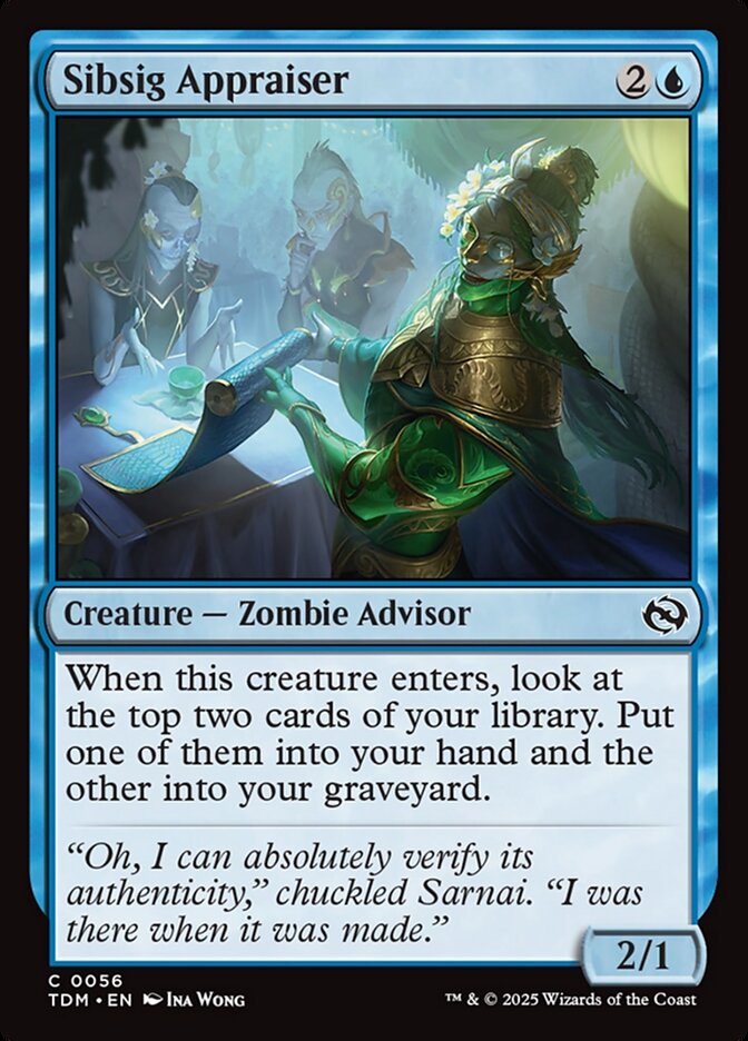 Magic the Gathering Card - Sibsig Appraiser - MTG Circle