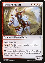 Magic the Gathering Card - Fireborn Knight - MTG Circle