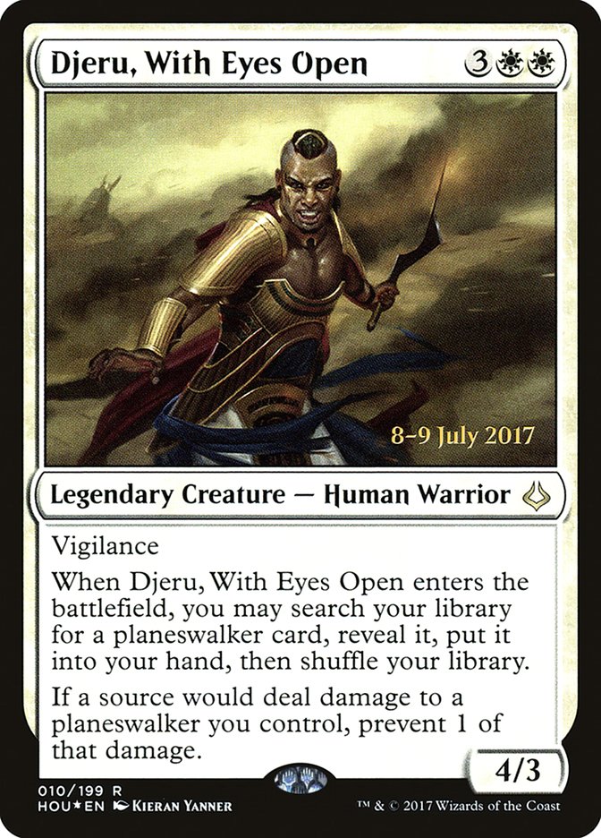 Magic the Gathering Card - Djeru, With Eyes Open - MTG Circle