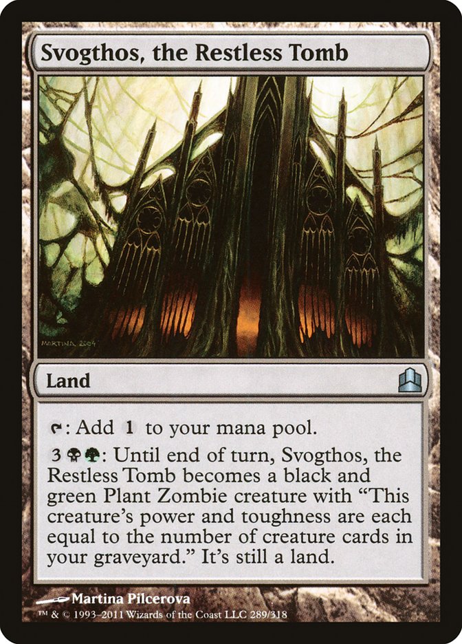 Magic the Gathering Card - Svogthos, the Restless Tomb - MTG Circle