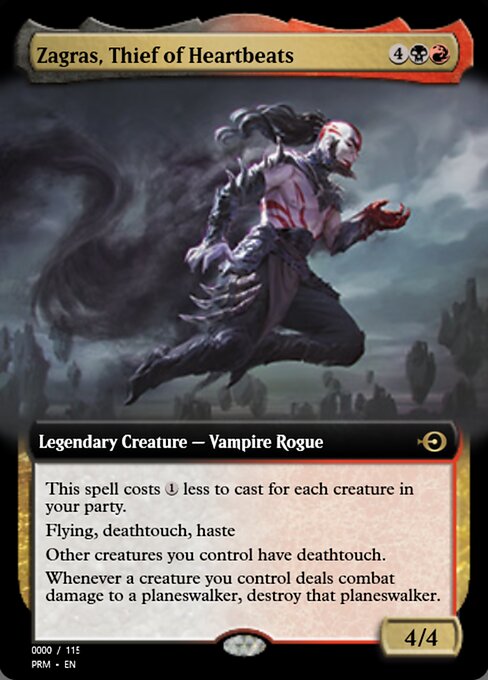 Magic the Gathering Card - Zagras, Thief of Heartbeats - MTG Circle
