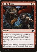 Magic the Gathering Card - Go for Blood - MTG Circle