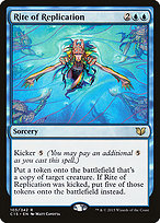 Magic the Gathering Card - Rite of Replication - MTG Circle