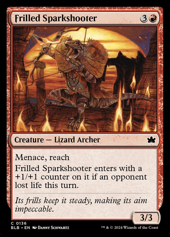 Magic the Gathering Card - Frilled Sparkshooter - MTG Circle