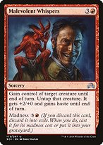 Magic the Gathering Card - Malevolent Whispers - MTG Circle