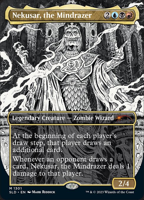 Magic the Gathering Card - Nekusar, the Mindrazer - MTG Circle
