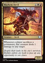 Magic the Gathering Card - Mayhem Devil - MTG Circle