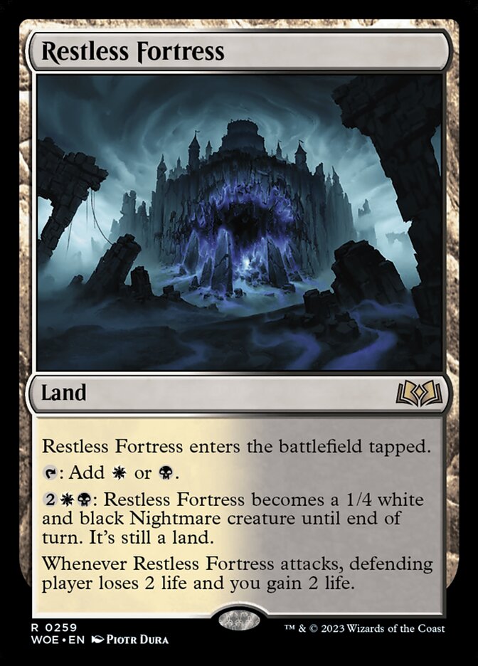 Magic the Gathering Card - Restless Fortress - MTG Circle