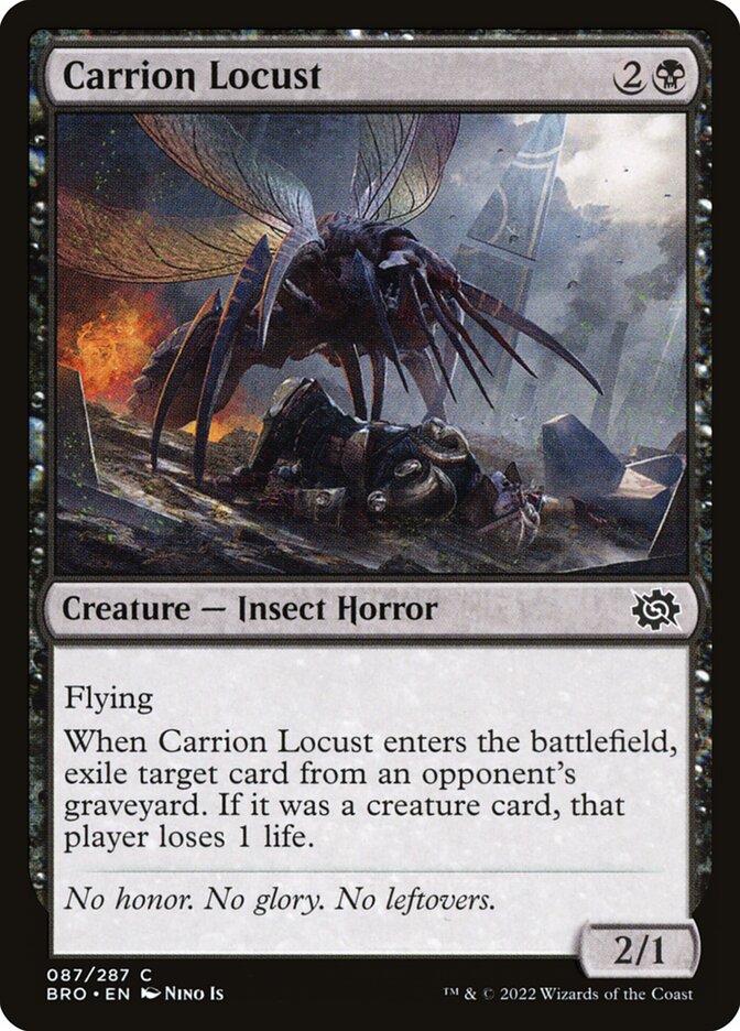 Magic the Gathering Card - Carrion Locust - MTG Circle