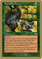 Magic the Gathering Card - Saproling Burst - MTG Circle