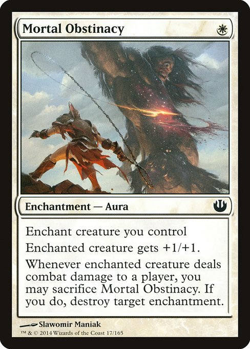 Magic the Gathering Card - Mortal Obstinacy - MTG Circle
