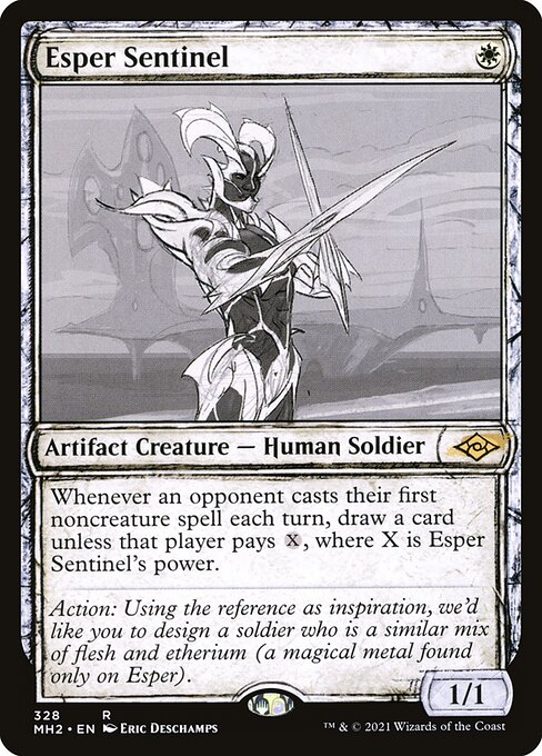 Magic the Gathering Card - Esper Sentinel - MTG Circle