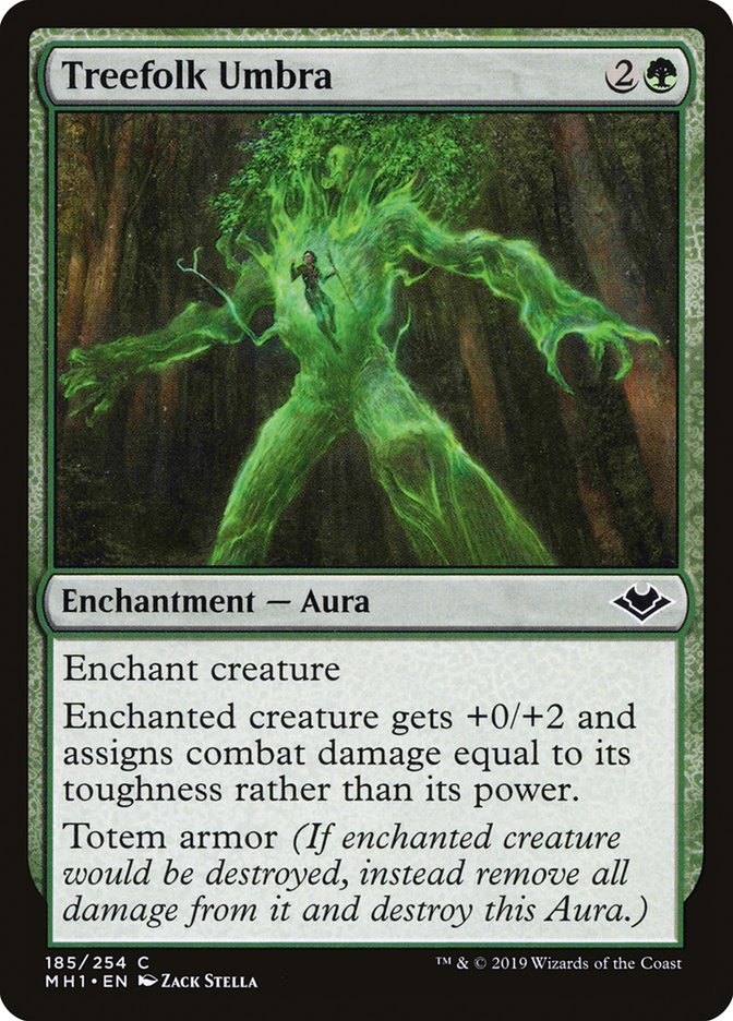 Magic the Gathering Card - Treefolk Umbra - MTG Circle