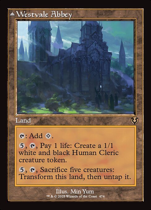 Magic the Gathering Card - Westvale Abbey - MTG Circle