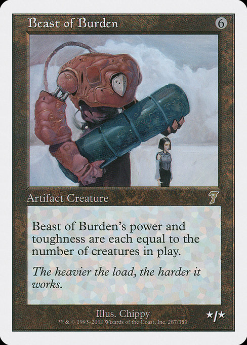 Magic the Gathering Card - Beast of Burden - MTG Circle