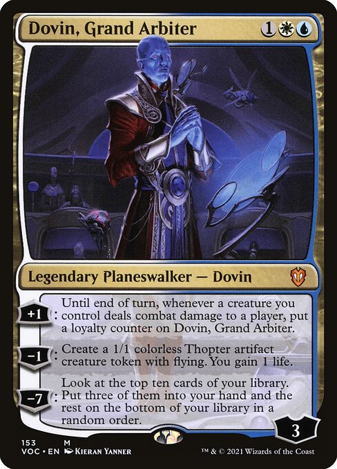 Magic the Gathering Card - Dovin, Grand Arbiter - MTG Circle