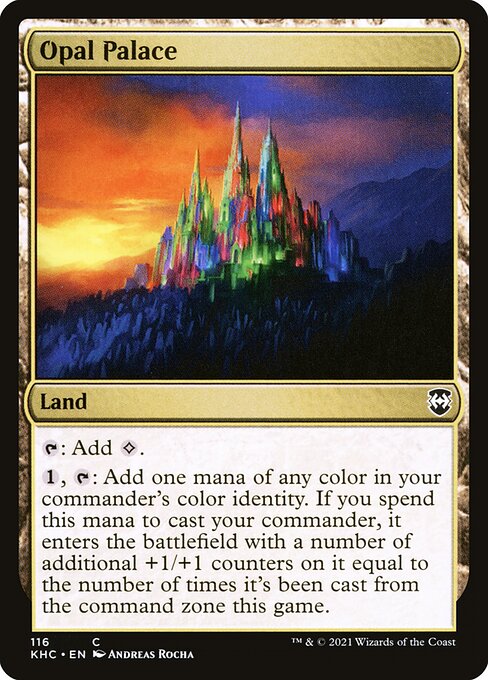 Magic the Gathering Card - Opal Palace - MTG Circle