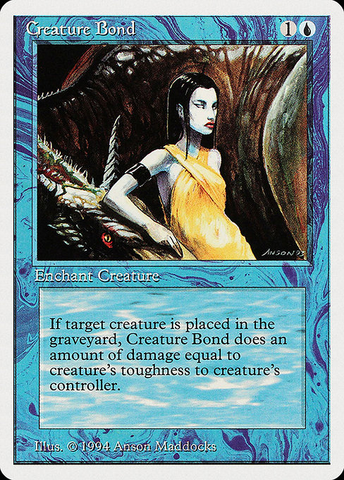 Magic the Gathering Card - Creature Bond - MTG Circle