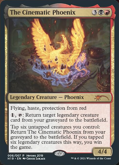 Magic the Gathering Card - The Cinematic Phoenix - MTG Circle