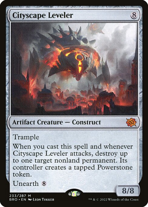 Magic the Gathering Card - Cityscape Leveler - MTG Circle