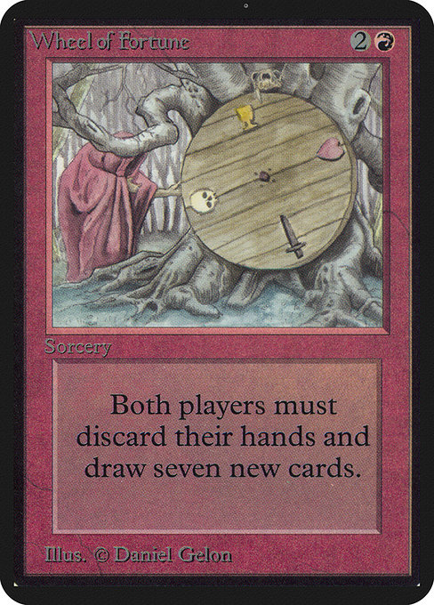 Magic the Gathering Card - Wheel of Fortune - MTG Circle