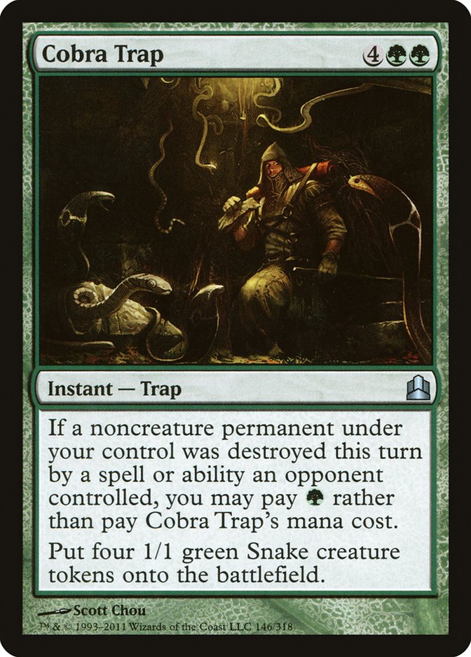 Magic the Gathering Card - Cobra Trap - MTG Circle