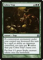 Magic the Gathering Card - Cobra Trap - MTG Circle