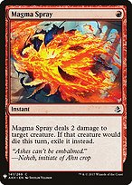 Magic the Gathering Card - Magma Spray - MTG Circle