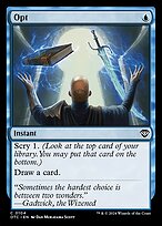 Magic the Gathering Card - Opt - MTG Circle